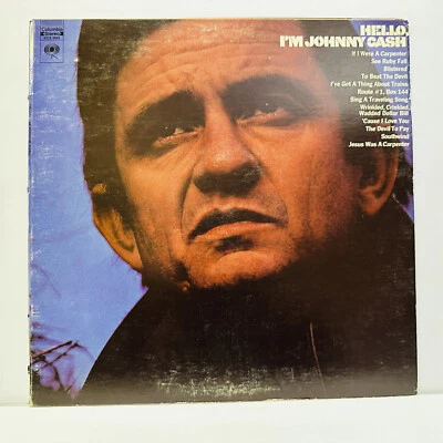 Vinyl Johnny Cash LP Hello I'm Johnny Cash 1970 NM/VG+ - Image 1 of 4