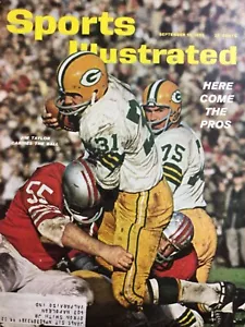 SPORTS ILLUSTRATED ~ September 10 1962 ~ Jim Taylor Green Bay ~ HIGHER GRADE!!! - Picture 1 of 5