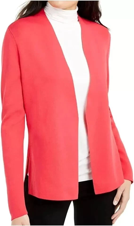 Alfani Women's Open-Front Cardigan Color Royal Peony Size L Style 100081012MS