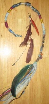 2 SE Extensión de Cabello Deadlock 28" Mujeres Largo Hecho a Mano Locs Plumas con Cuentas Foto 1 de 4