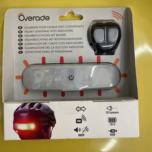 Overade Bloom Helm kabellose Fahrradblinker Beleuchtung - Blinker NEU UK - Bild 1 von 8