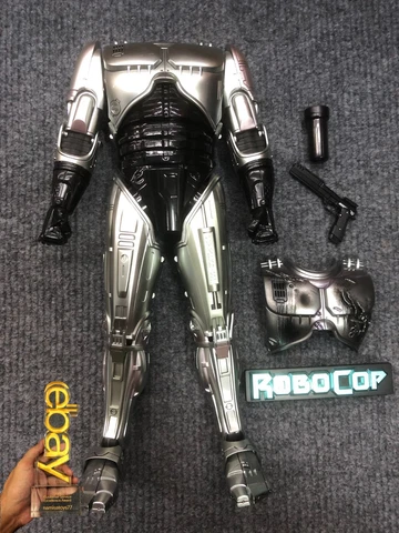 1/6 Hot Toys MMS202 D04 Robocop Diecast Armor Body Gun for Action Figure Cover
