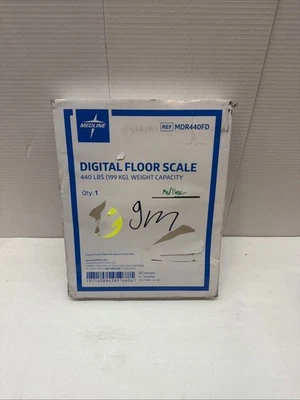 Medline 数字步入式浴室秤 440 磅 MDR440FD — 第 1/2 张图片