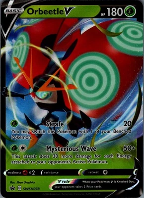 Orbeetle V Promo SWSH: Sword & Shield Promo Cards SWSH078 NM - Image 1 of 2