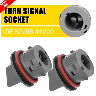 2X Turn Signal Socket For 2019-25 Kia Soul 2021-2023 Hyundai Elantra 92166-A9000 - Image 1 of 4