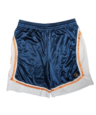 Pantalones Cortos de Baloncesto AND1 Azul Blanco Naranja Borde Logo Para Hombre XL Foto 1 de 4
