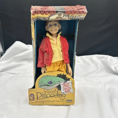 Vintage 1996 Equity Toys Adventures Pinocchio 8" Doll w/Inflatable See Desc - Image 1 of 4
