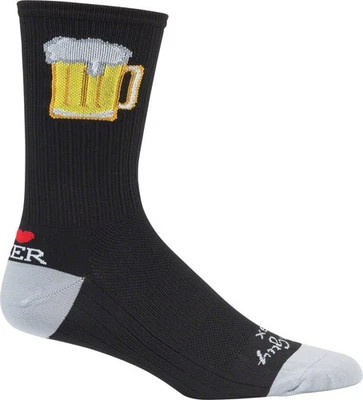 Calcetines SockGuy SGX Tallboy - 6", negros, pequeños/medianos Foto 1 de 2