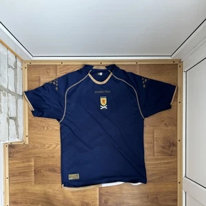 Diadora Scotland Home football shirt 2007 - 2008 Team Jersey Mens Size L - Picture 1 of 6