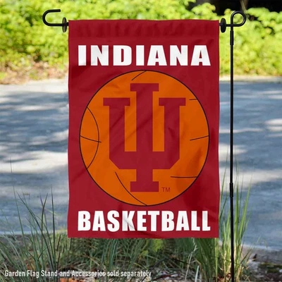 IU Hoosiers Basketball Garden Flag and Yard Banner - Image 1 of 4