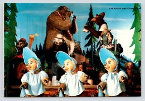 Tokyo Disneyland Hillbilly Bears Country Style Sing Along Concert c1987 Postcard - Picture 1 of 2