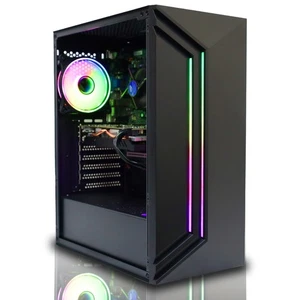 Cheap Gaming PC Computer Intel i3 - 8GB RAM - 500GB HDD + 120GB SSD - Windows10 - Picture 1 of 3