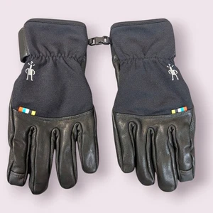 Smartwool Unisex Spring Gloves Black Goat Leather Gloves Medium  - Picture 1 of 7