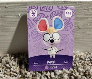 Tarjeta amiibo Petri #438 - Serie 5 (NA/US) - Animal Crossing - Nunca escaneada - Imagen 1 de 2