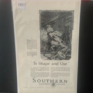 Vintage 1927 Südbahn zum Formen und Gebrauch Werbung Werbung Werbung - Bild 1 von 2