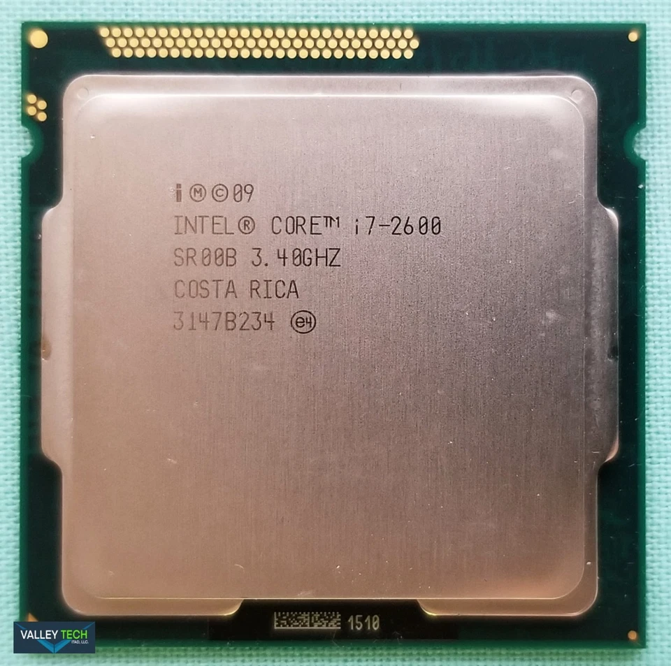 Procesador Intel SR00B Core i7-2600 3,40 GHz USADO Foto 1 de 2
