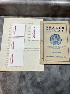 Catálogo de concesionario de equipos agrícolas Fairbanks Morse & Co. 80 T de colección ¡con extras! Foto 1 de 4