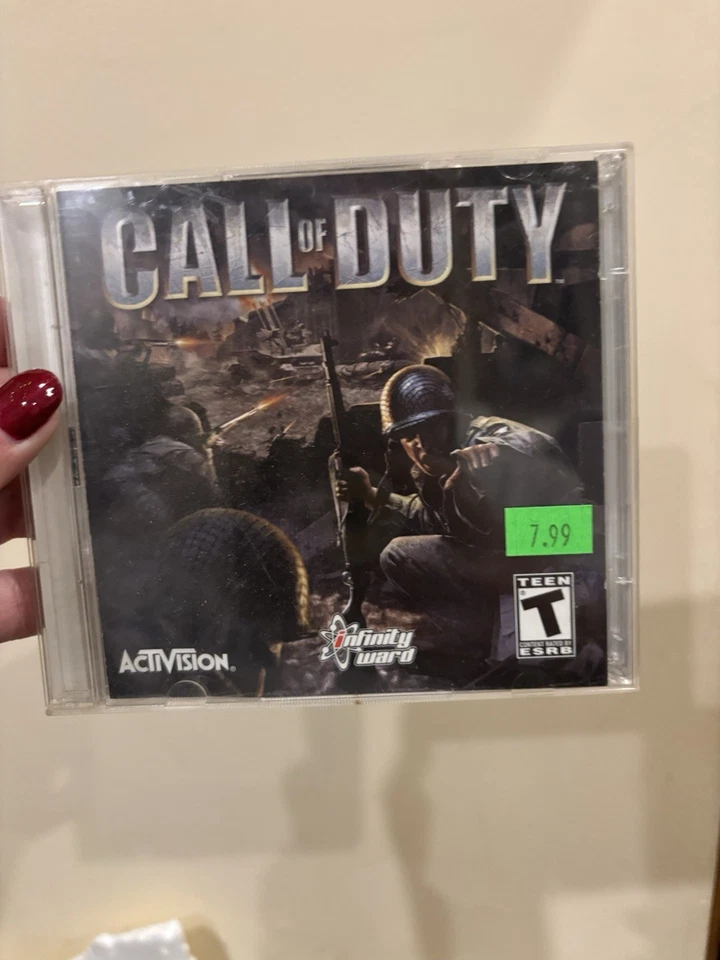 Original Call of Duty 1 PC CD-ROM 2003 Activision Infinity Ward Windows 98/2K/XP - Imagem 1 de 1