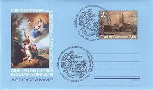 2012 Anno Giubilare Somasco - Vaticano - aerogramma FDC - Picture 1 of 1
