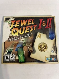 Jewel Quest I & II Solitaire PC Rom Software CD - Picture 1 of 1