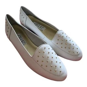 Vintage G Wiz Gold Nieten Ballerinas Damen Größe 10S Freizeit Leder Obermaterial - Bild 1 von 9