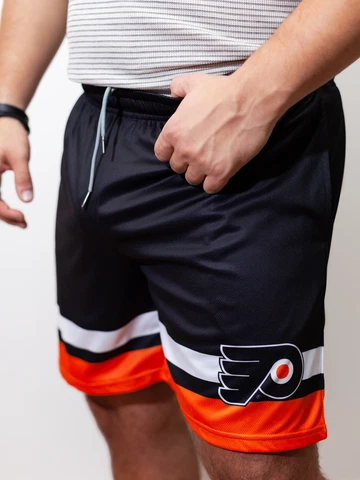 Philadelphia Flyers Mesh Hockey Shorts Cover