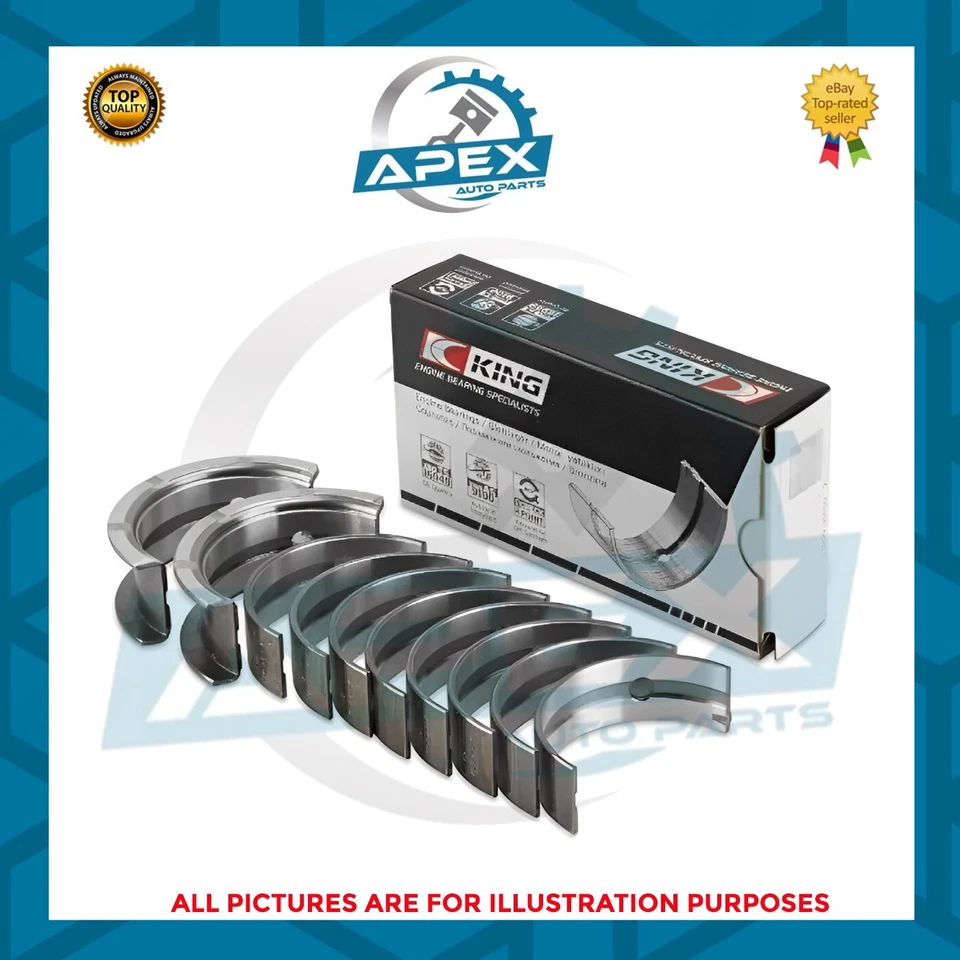 MAIN CRANKSHAFT BEARINGS 1.2 1.3 1.4 1.6 ENGINE C13 C14 Z16 OPEL & VAUXHALL -STD - Image 1 of 1