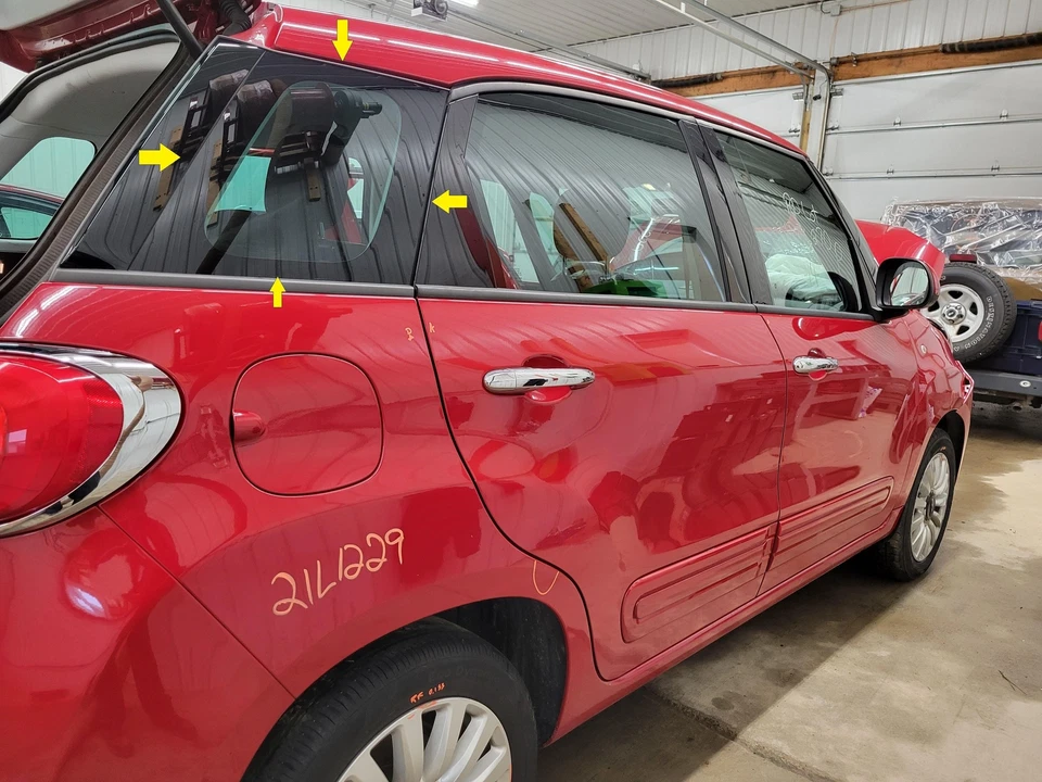 Fiat 500 2014 derecho del pasajero privacidad tinte cuarto de cristal ventana Foto 1 de 1