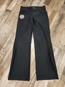 Wisconsin Badgers Swimming Adidas Black Yoga Athletic Pants Women's Size Medium - Picture 1 of 3