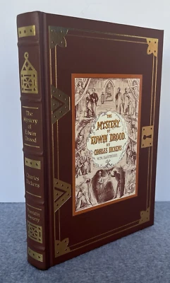 Тайна Эдвина Друда ~ Чарльз Диккенс, Franklin Library Mystery Leatheret - Изображение 1 из 4
