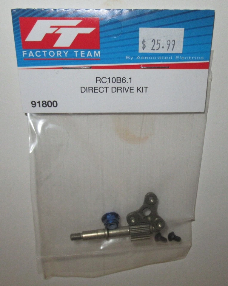 Team Associated Factory Team RC10B6.1 Direct Drive Kit #91800 NIP - Image 1 of 1