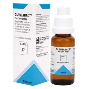 ADEL 17 drops 20ml pack Glautaract Adel PEKANA GERMANY OTC homeopathic drops - Picture 1 of 3