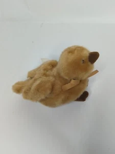 Neu Gund Fat Bird Plüschtier Stofftier Spielzeug hellbraune Schleife 45799 mit Etikett selten - Bild 1 von 9