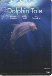 DOLPHIN TALE - Tarjeta Blockbuster Shelf - Morgan Freeman - AUTÉNTICA - Imagen 1 de 1