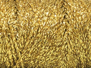 METALLIC LUREX Ice Yarn Brillante GOLD 80277 Knitting, Crocheting, 10g 82y - Picture 1 of 4