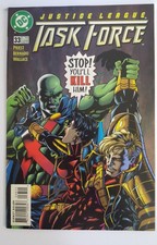 DC Comics Justice League Task Force # 33 "The stand" Mar. 1996, Action Adventure