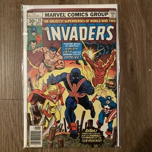 Invaders #20 1977 1st Appearance of Union Jack Brian Falsworth Marvel Comics MCU - Picture 1 of 6