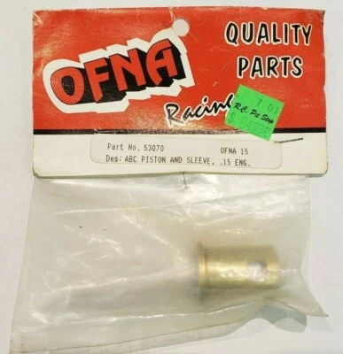 OFNA 53070 ABC Piston and Sleeve for .15 engine new old Vintage RC Parts - Image 1 of 3
