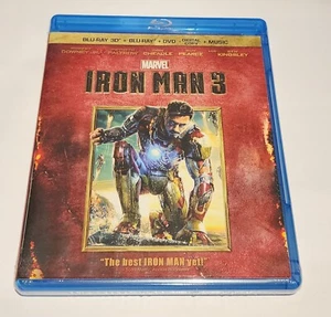 Ironman 3 Blu-ray 3D + Blu-ray + DVD + Digital Copy + Music - Picture 1 of 2