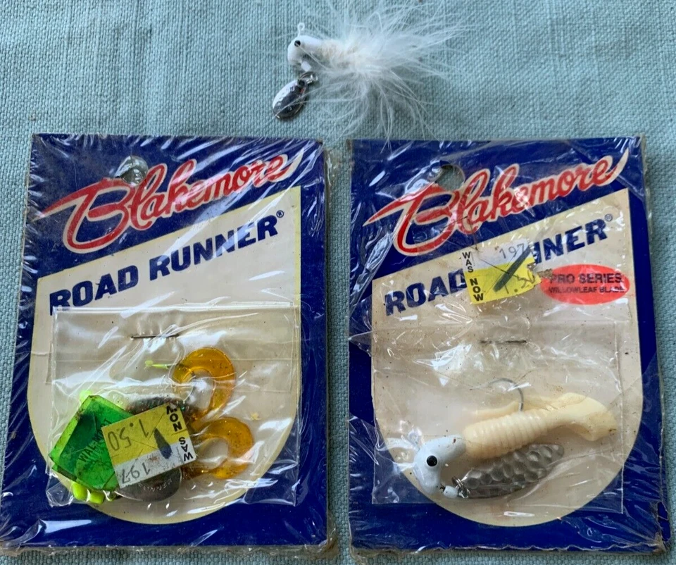 Lote de señuelos de pesca Blakemore Road Runner NUEVOS EN PAQUETE serie Pro hoja de sauce bonitos Foto 1 de 4