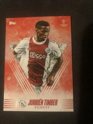Jurrien Timber Ajax - 2021 Topps Alphonso Davies curated “My Journey” - Image 1 of 2