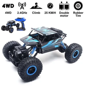 4WD RC Monster Truck Off-Road Vehicle 2.4G Remote Control Car Toys Gifts Kids US - Picture 1 of 13