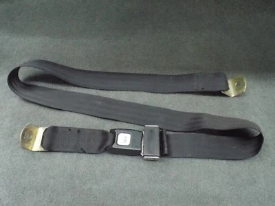 Cinturón de seguridad negro 58" furgoneta cámper autocaravana autobús Ford Chevrolet Dodge GMC Chevy D Foto 1 de 4