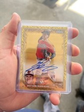 Grayson Rodriguez 2023 Topps Gilded Collection Yellow Rookie Card Auto /75