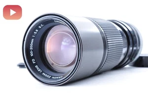 Canon Zoom Lens FD 100-200mm f/5.6 S.C. MF Lens From Japan Exc+++ 24120802 - Picture 1 of 12
