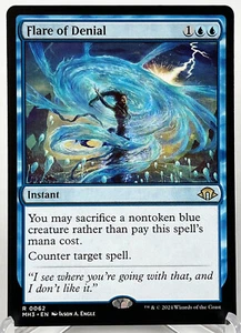 MTG Magic the Gathering Flare of Denial - 0062 - Modern Horizons 3 (MH3) NM - Bild 1 von 5