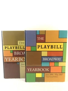 PLAYBILL BROADWAY YEARBOOK - 2ND And 3rd ANNUAL EDITION 2005-2006-2007,HARDCOVER - Foto 1 di 12