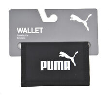 Puma Phase Wallet Sports Riptape Fastening Wallet Tri-Fold Purse Black 079951-01