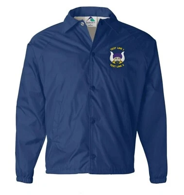 Grotto Past Monarch Masonic Embroidered Coaches Jacket / Windbreaker #990 - Image 1 of 3