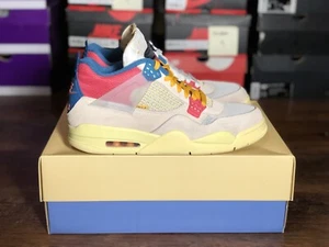 Nike Air Jordan 4 Retro x Union LA ‘ Guava Ice ‘ - Size 10.5 - DC9533-800 - Picture 1 of 5